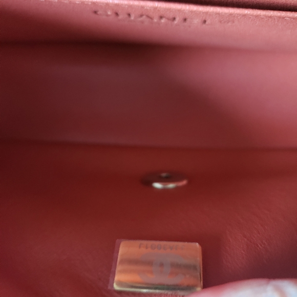 CHANEL 21k Brown, Mini rectangle, Light gold hardware, Lambskin - Picture 14 of 15